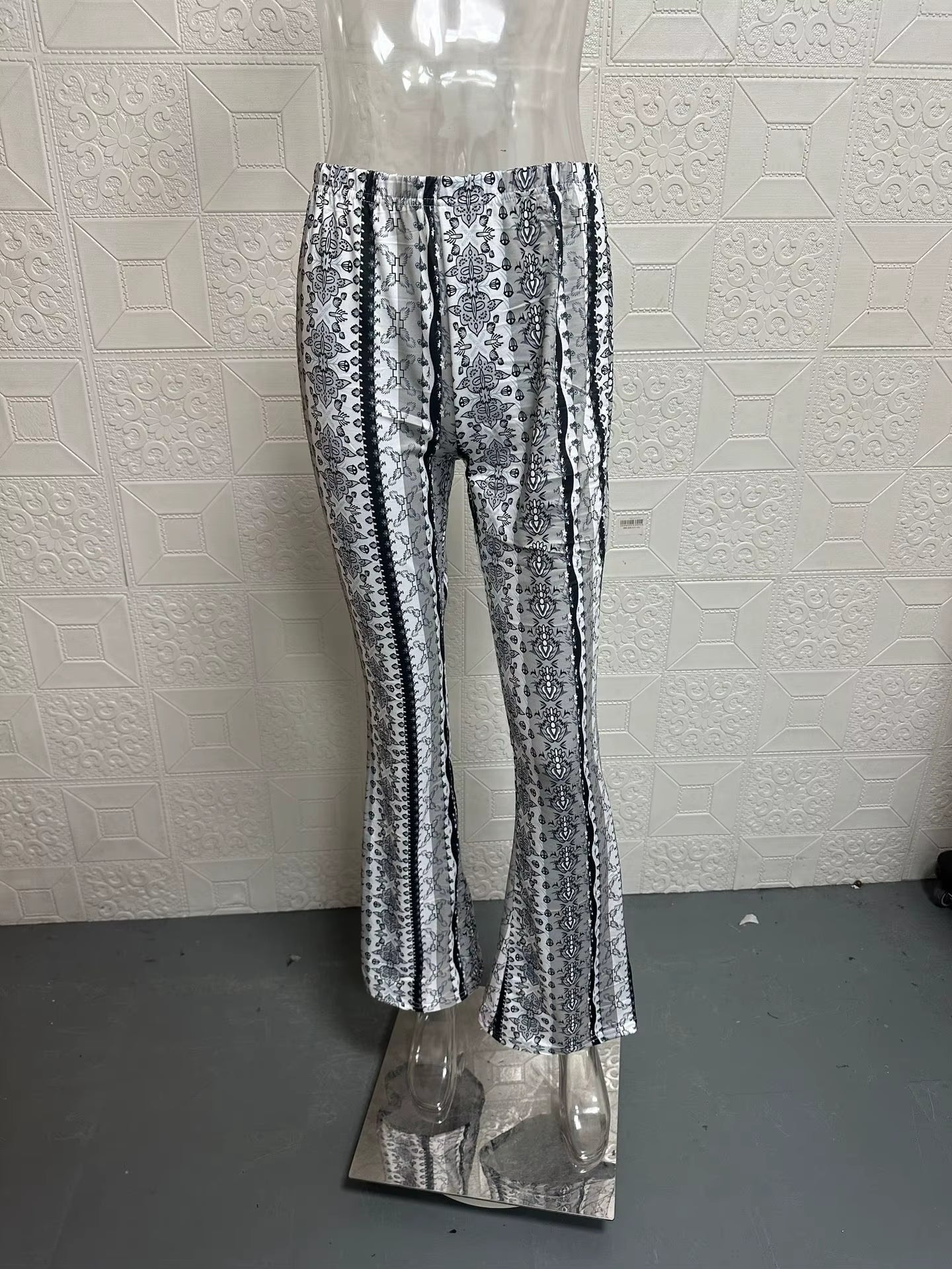 Elevate Your Style with Our High Elasticity Slim Fit Flared Casual Pants for Women