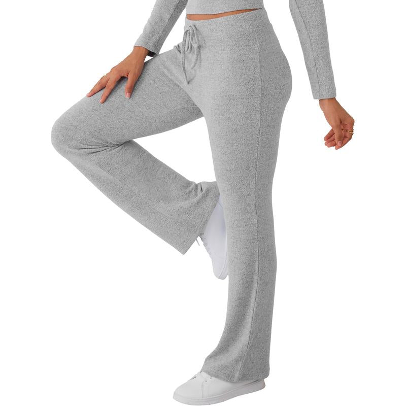 Elevate Your Comfort with TRENDY QUEEN Women’s 2 Piece Yoga Flare Leggings Set – Perfect for Casual Outings and Relaxation!